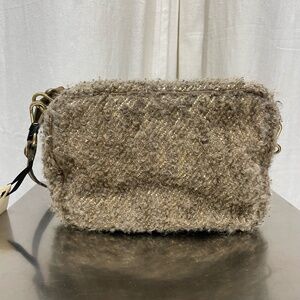 Campomaggi Wool Fabric Bag in Verde Militare
